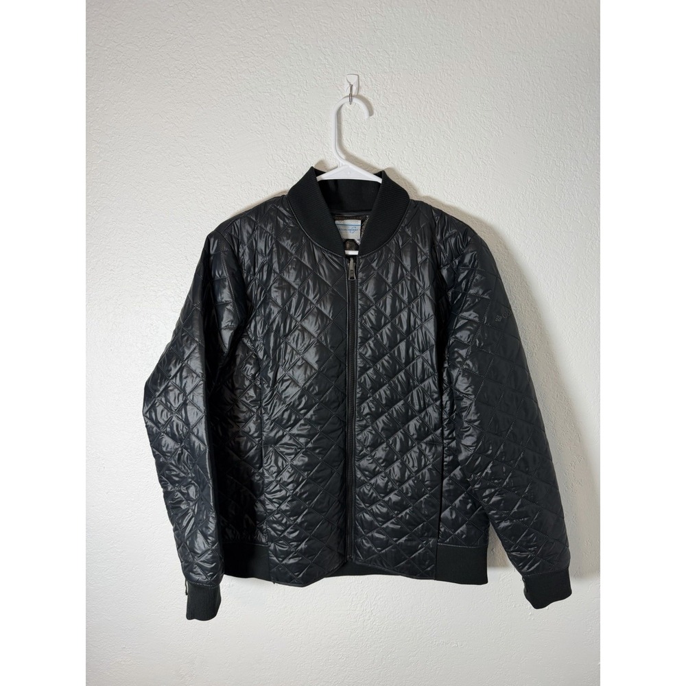 Columbia Black Quilted Basic Jacket Omni Heat Women's Size‎ Large